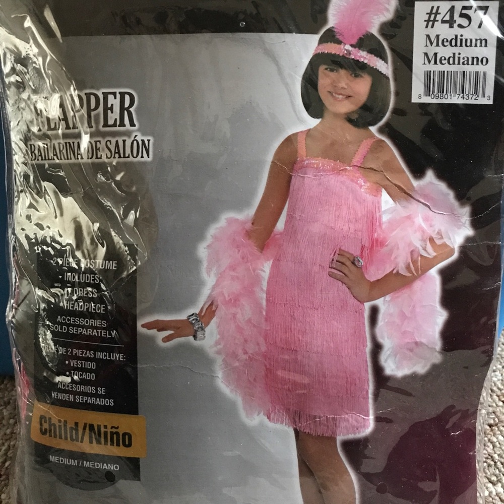 Girls flapper costume